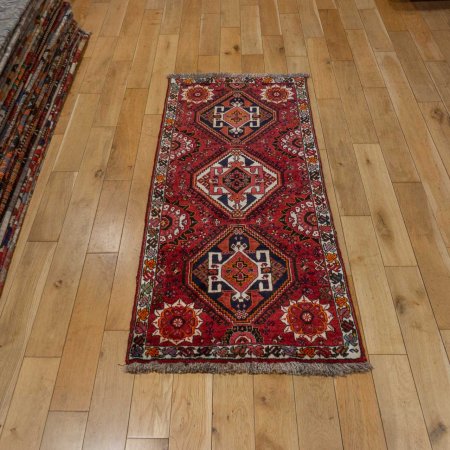 Hand-Knotted Qashgai Rug From Iran (Persian)