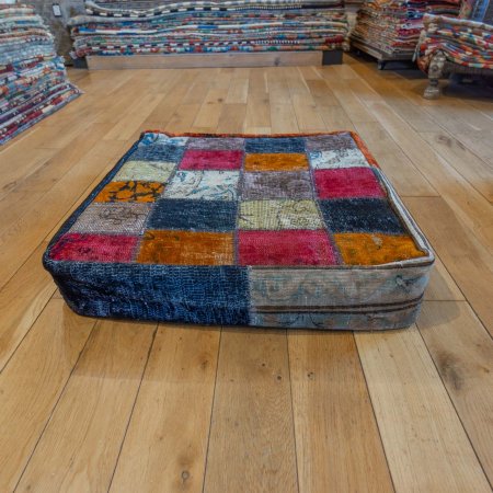 Hand-Made Patchwork Cushion From Afghanistan