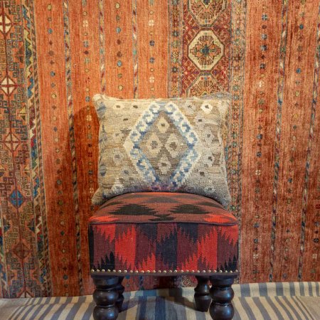 Hand-Made Mazar Cushion From Afghanistan