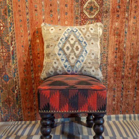 Hand-Made Mazar Cushion From Afghanistan