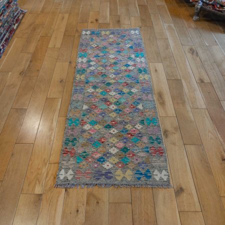 Hand-Made Mazar Runner From Afghanistan