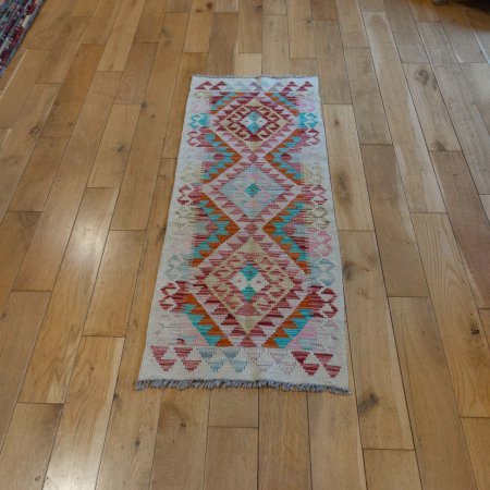 Hand-Made Mazar Runner From Afghanistan