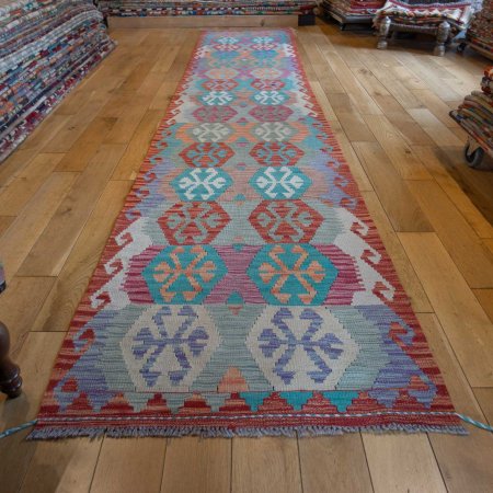 Hand-Made Mazar Runner From Afghanistan