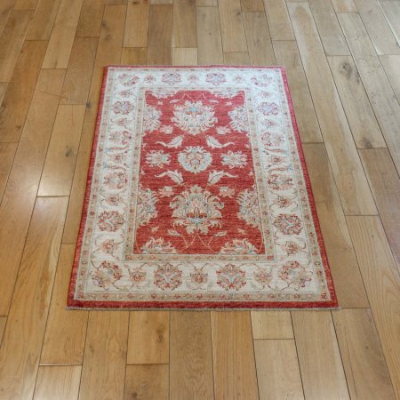 Hand-Knotted Sultanabad Rug From Afghanistan