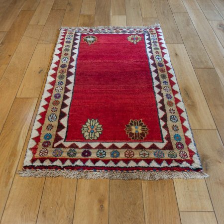 Hand-Knotted Gabbeh Rug From Iran (Persian)