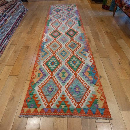 Hand-Made Mazar Kilim From Afghanistan