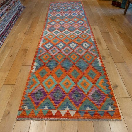 Hand-Made Mazar Kilim From Afghanistan