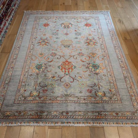 Hand-Knotted Sultanabad Rug From Afghanistan