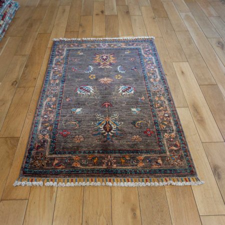 Hand-Knotted Sultanabad Rug From Afghanistan