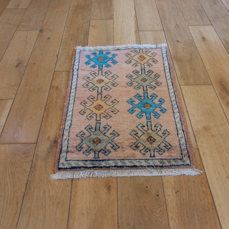 Hand-Knotted Chubi Rug From Afghanistan