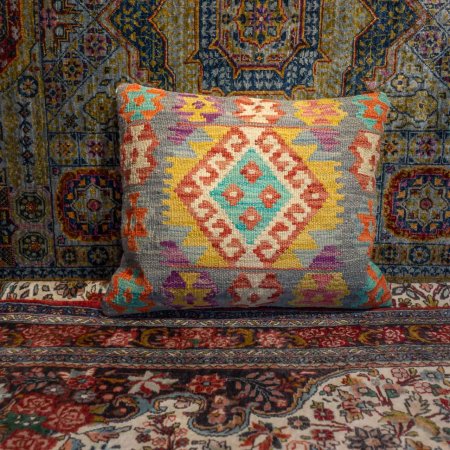 Hand-Made Mazar Cushion From Afghanistan