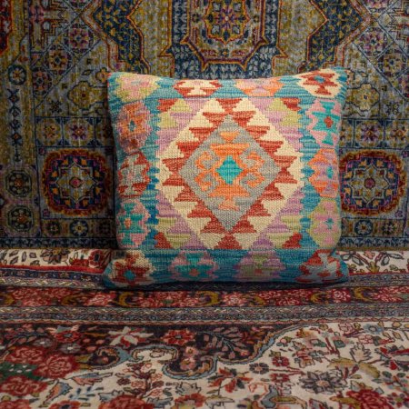 Hand-Made Mazar Cushion From Afghanistan