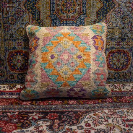 Hand-Made Mazar Cushion From Afghanistan