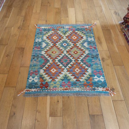 Hand-Made Mazar Kilim From Afghanistan