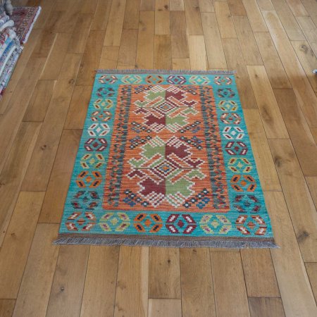 Hand-Made Mazar Kilim From Afghanistan