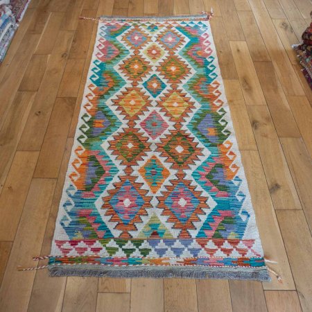 Hand-Made Mazar Kilim From Afghanistan