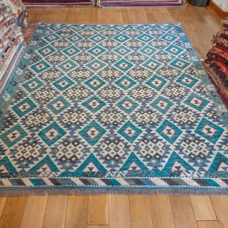 Hand-Made Mazar Kilim From Afghanistan