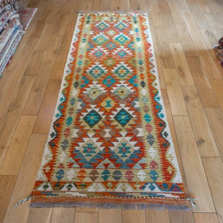 Hand-Made Mazar Kilim From Afghanistan