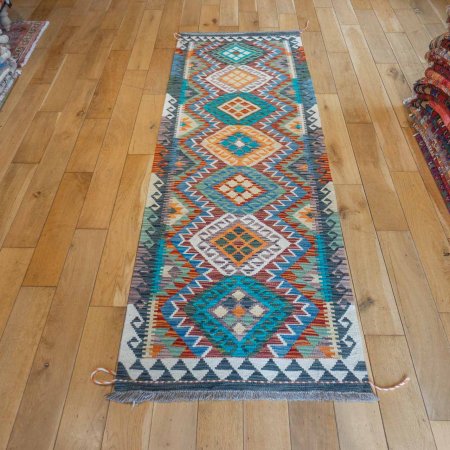 Hand-Made Mazar Kilim From Afghanistan