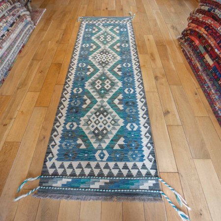 Hand-Made Mazar Kilim From Afghanistan