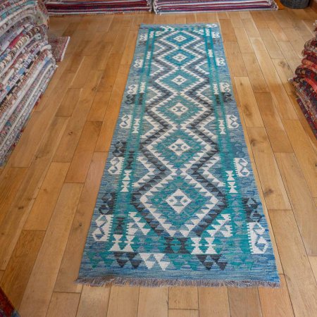 Hand-Made Mazar Kilim From Afghanistan