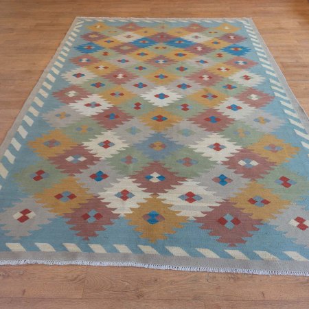 Hand-Made Mazar Kilim From Afghanistan