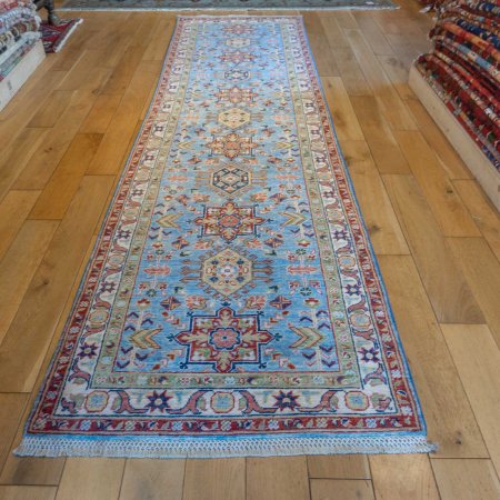 Hand-Knotted Afghan Yalameh Runner From Afghanistan