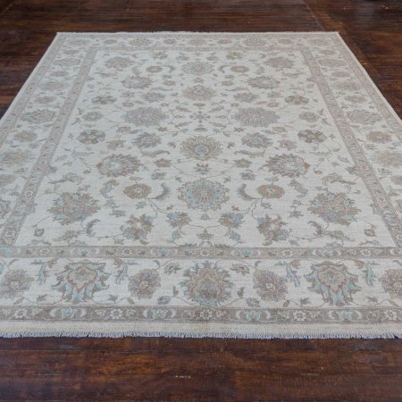 Hand-Knotted Ziegler Rug From Afghanistan