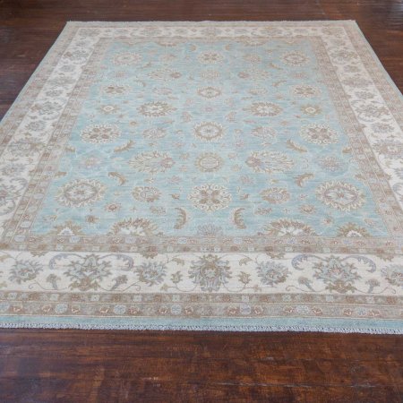 Hand-Knotted Ziegler Rug From Afghanistan