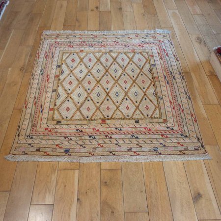 Hand-Made Fine Mushwani Rug From Afghanistan