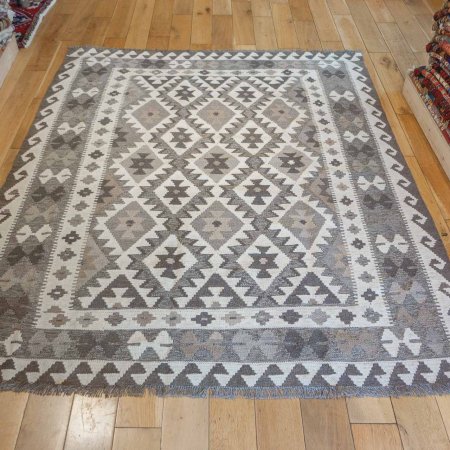 Hand-Made Mazar Kilim From Afghanistan