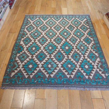 Hand-Made Mazar Kilim From Afghanistan