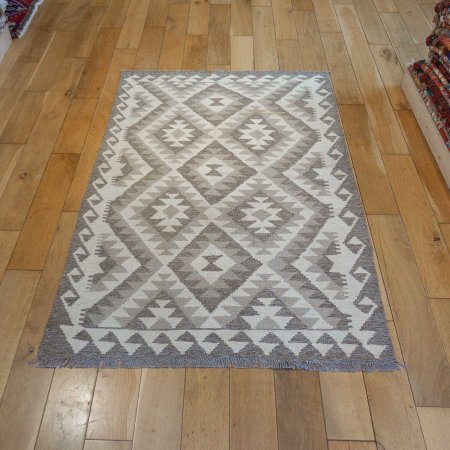 Hand-Made Mazar Kilim From Afghanistan