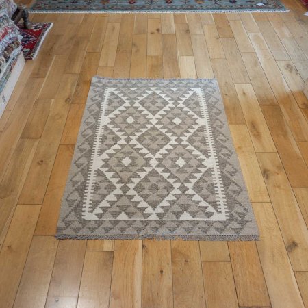 Hand-Made Mazar Kilim From Afghanistan