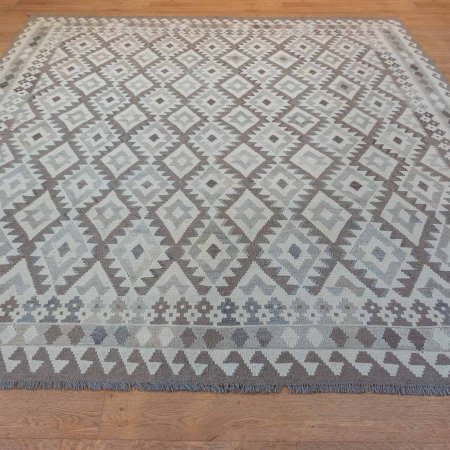 Hand-Made Mazar Kilim From Afghanistan