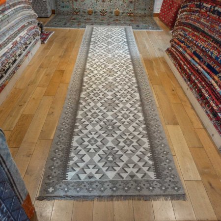 Hand-Made Mazar Kilim From Afghanistan