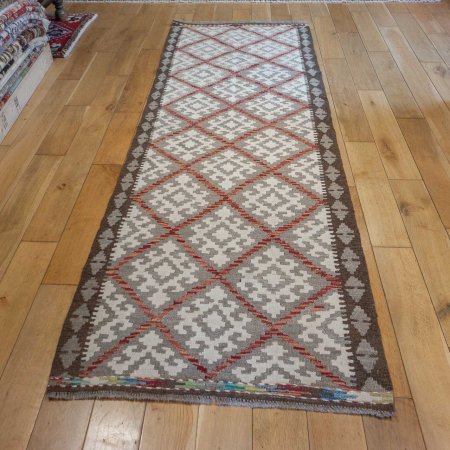 Hand-Made Mazar Kilim From Afghanistan