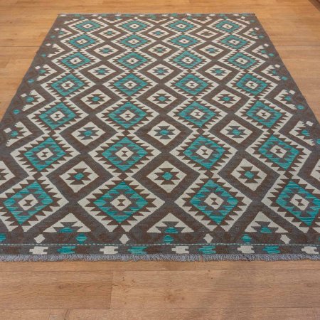 Hand-Made Mazar Kilim From Afghanistan