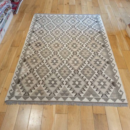 Hand-Made Mazar Kilim From Afghanistan