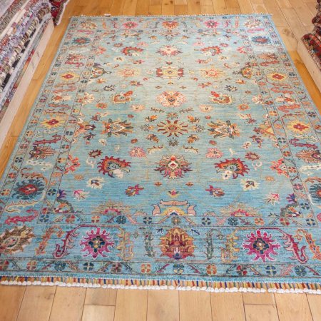 Hand-Knotted Sultanabad Rug From Afghanistan