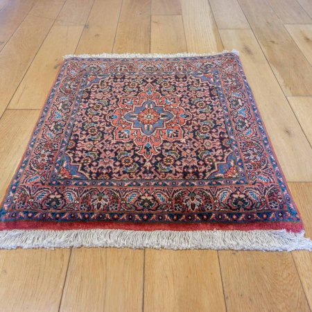 Hand-Knotted Fine Bidjar Rug From Iran (Persian)