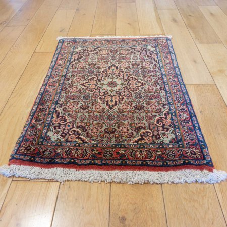 Hand-Knotted Fine Bidjar Rug From Iran (Persian)