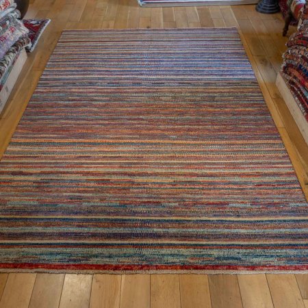 Hand-Knotted Berber Natural Rug From Afghanistan