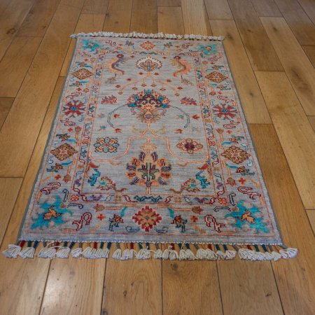 Hand-Knotted Sultanabad Rug From Afghanistan