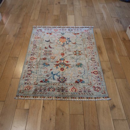 Hand-Knotted Sultanabad Rug From Afghanistan