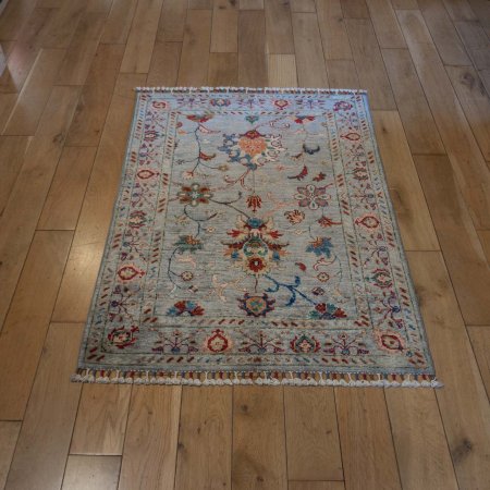 Hand-Knotted Sultanabad Rug From Afghanistan