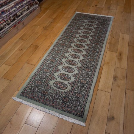 Hand-Knotted Bokhara Runner From Pakistan