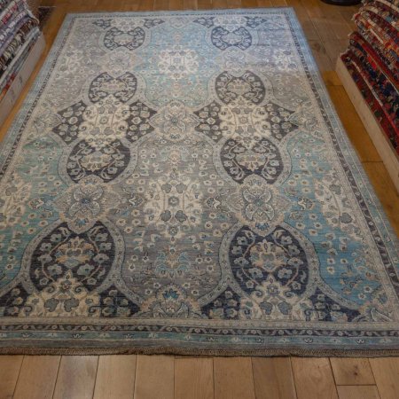 Hand-Knotted Sultanabad Rug From Afghanistan