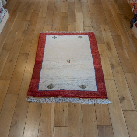Hand-Knotted Gabbeh Rug From Iran (Persian)