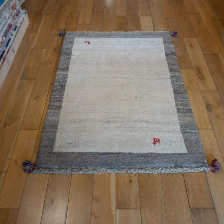 Hand-Knotted Gabbeh Rug From Iran (Persian)